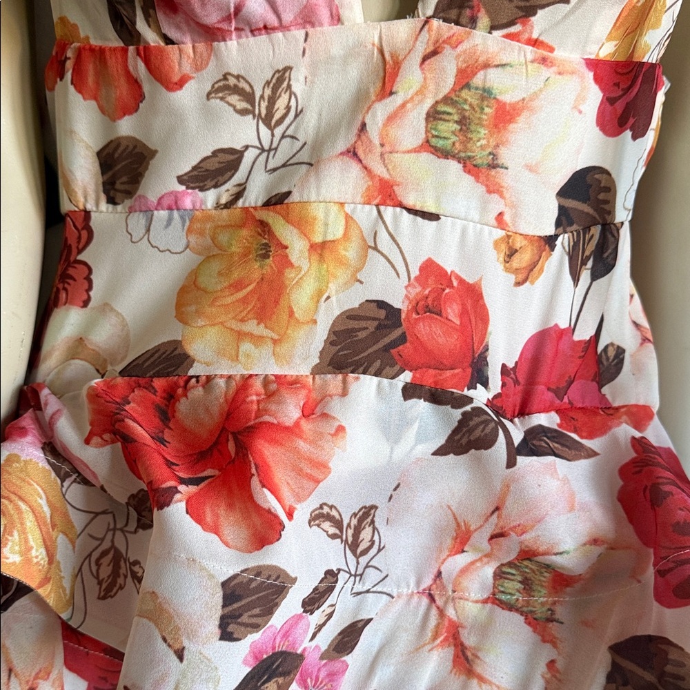 Floral High-Low Dress - Picture 4 of 5